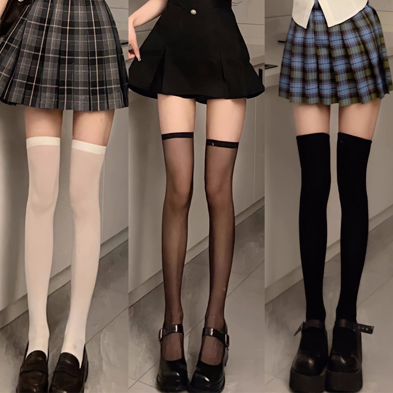 B & J Florist Supply Linwood - セクシーで魅惑的な、女性と女の子のためのストッキング、オーバーニーソックス、ロリータ風の太もも丈ソックス