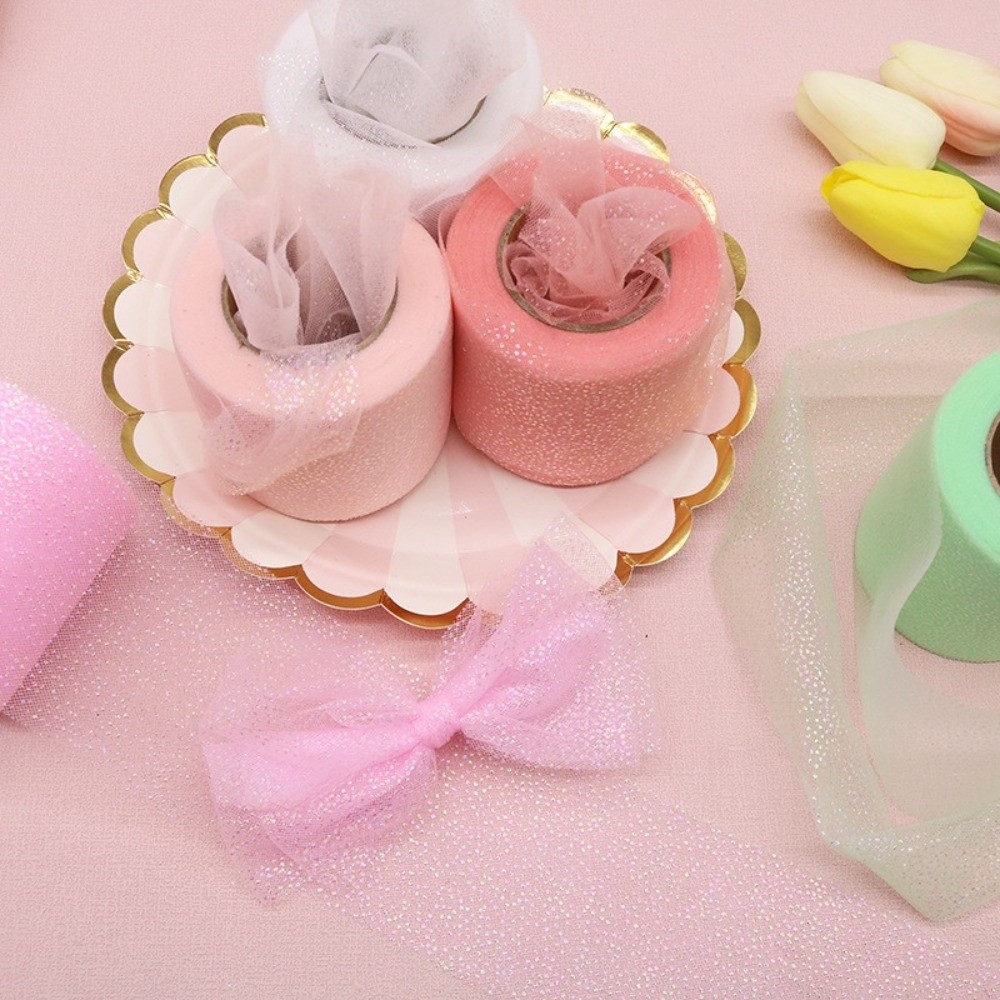 6 センチメートル 25 ヤードクリスタルスパンコールリボン - Ribbon Organza Roll のレビューと価格