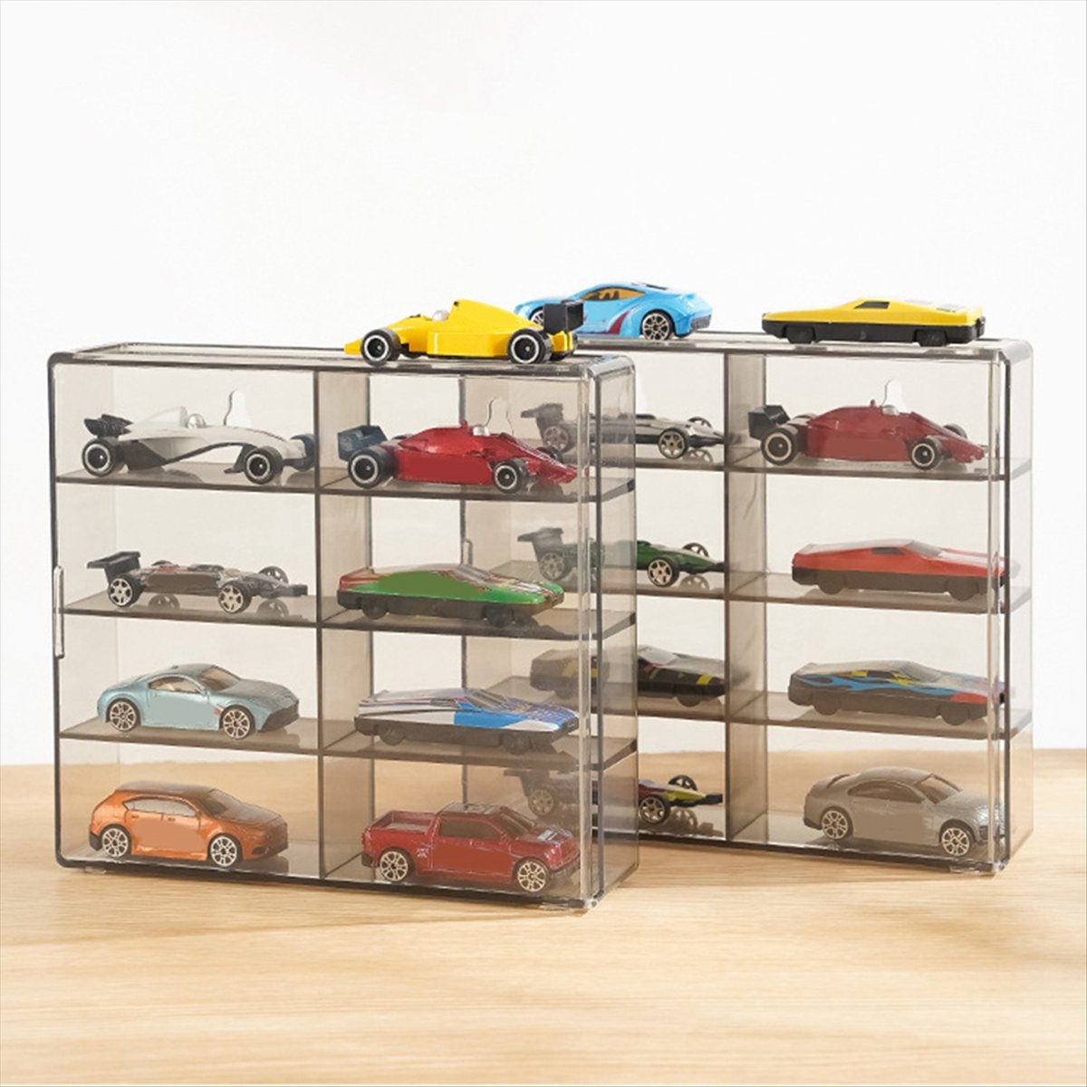 1:64スケール ホットウィール ディスプレイボックス 車模 - B & J Florist Supply Linwood のレビューと価格