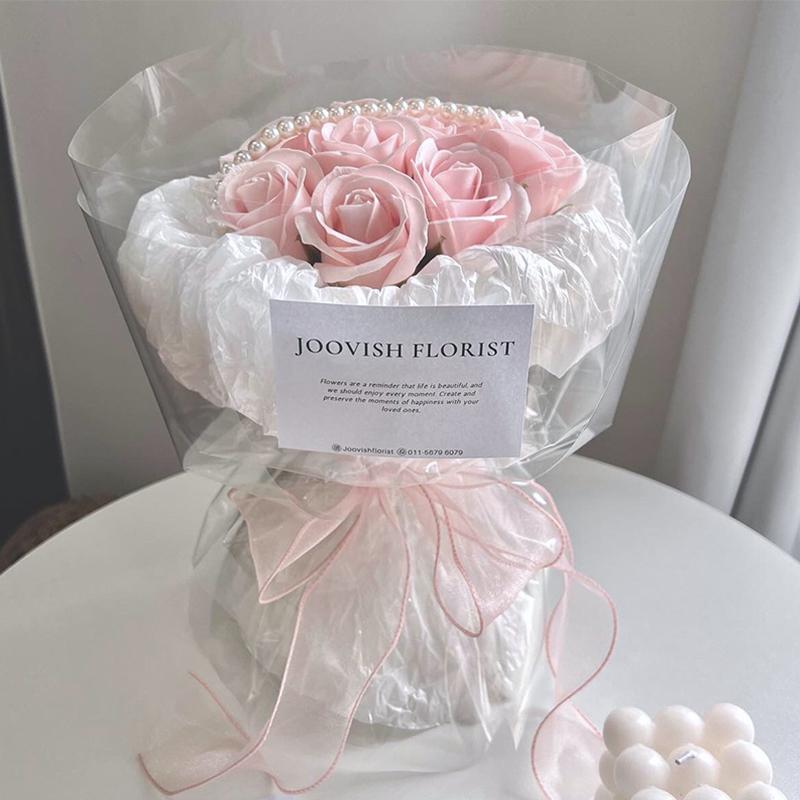 40MM 30ヤード サテンリボン フラワーブーケ包装用レー - Ribbon Organza Roll のレビューと価格