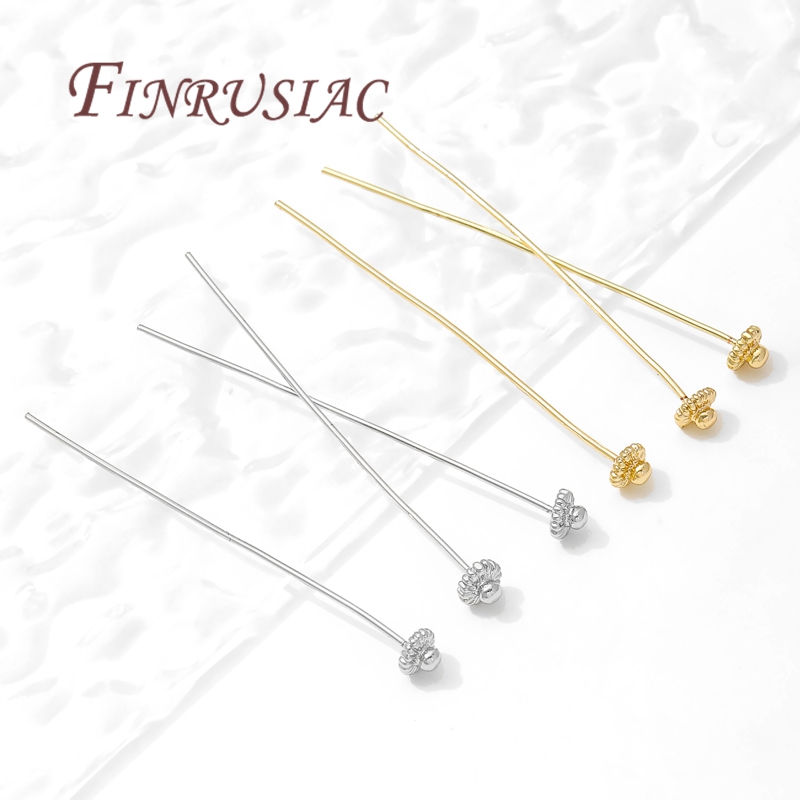 10/20個/ロット 18K金メッキピン ジュエリー製作用品 - Flower Supply のレビューと価格