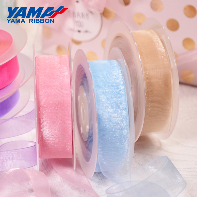 YAMA 薄手のオーガンザシルクリボン 200 ヤード/ロー - Ribbon Organza Roll のレビューと価格