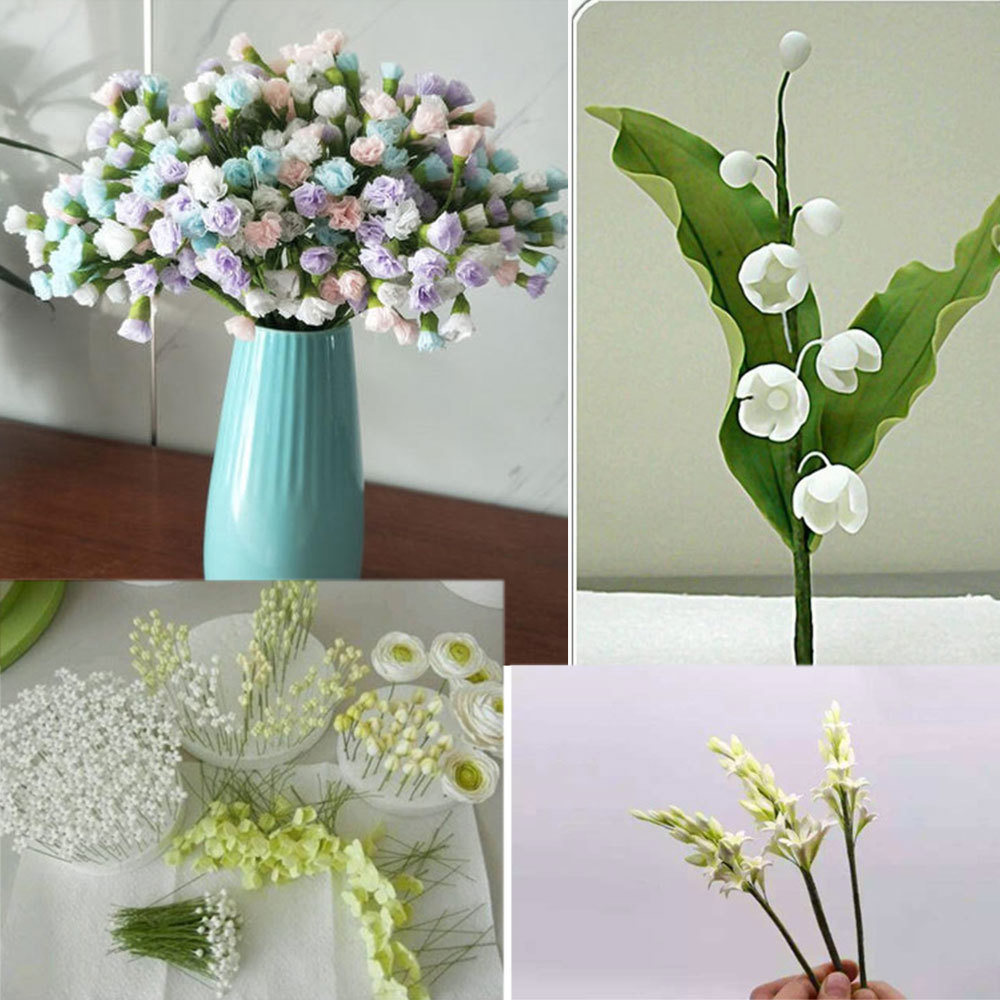 フラワーアレンジメント用フローラルステムワイヤー、DIYクラ - Wire Stem Florist のレビューと価格