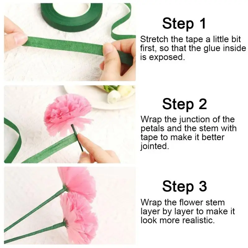 22/20 ゲージライトグリーン花ワイヤー茎造花作り、花屋ワ - Wire Stem Florist のレビューと価格