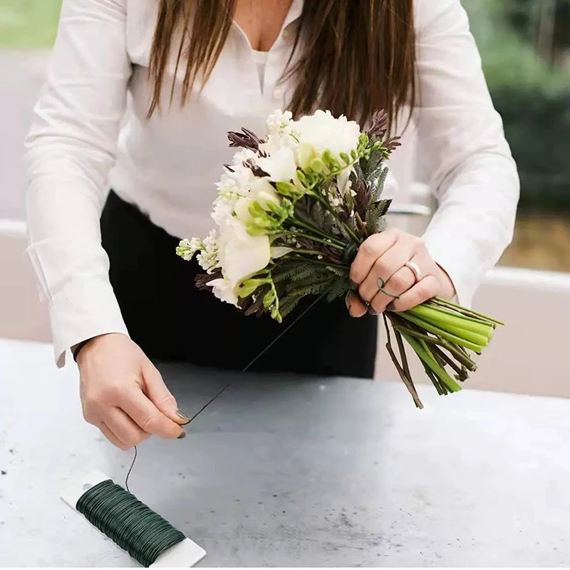 工芸ワイヤー花屋フラワーワイヤー茎 DIY 花茎ワイヤーフラ - Wire Stem Florist のレビューと価格